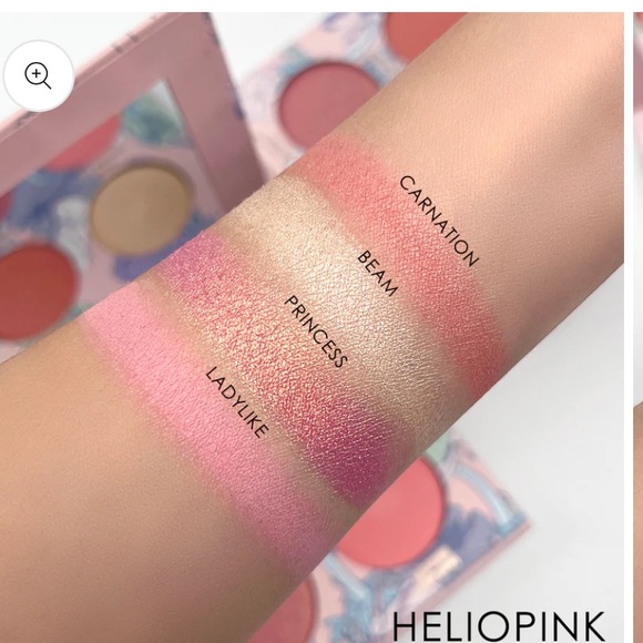 NIB Seraphine Botanicals Geranium +Glow Blush and Highlight Palette in HELIOPINK - Picture 4 of 5